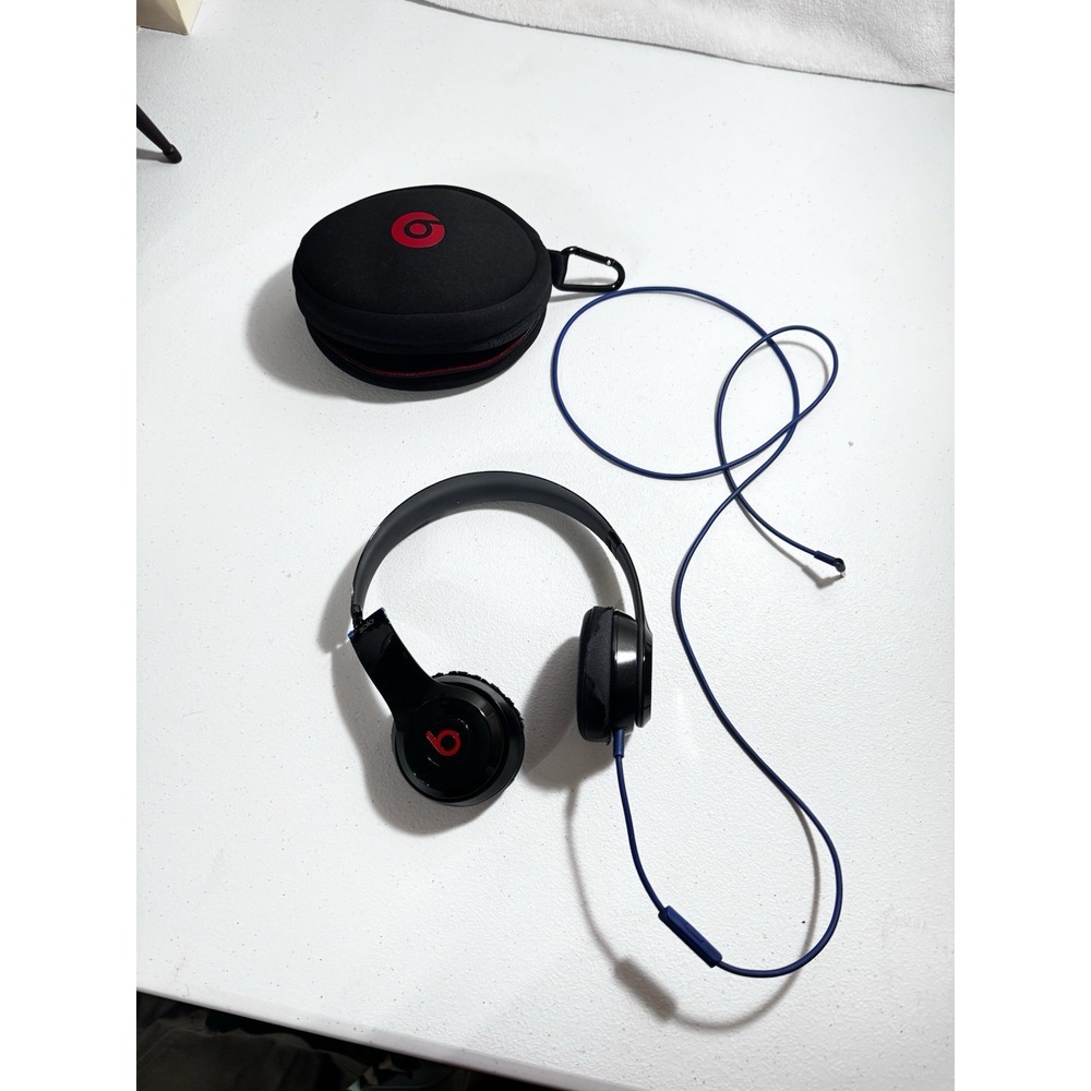 Beats by Dr. Dre B0518 Solo 2 On Ear Headphones Black Broken Parts Repair